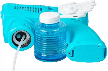 PISTOLET NA BAŃKI MYDLANE MASZYNA DO BANIEK GENERATOR AKCESORIA + PŁYN - zdjęcie 5