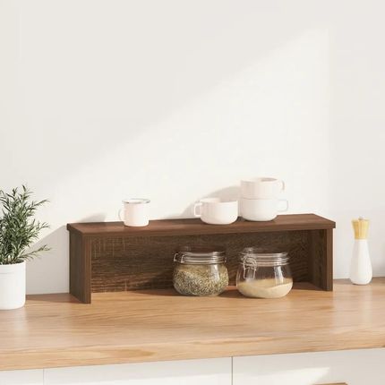 vidaXL Półka Kuchenna Składana Brązowy Dąb 50x15x16cm (860493) - zdjęcie 2