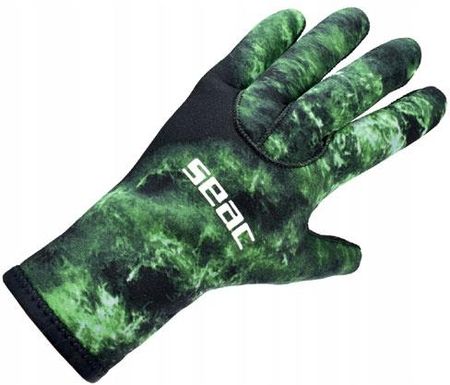 Seac Rękawice Neoprenowe Do Nurkowania Łowiectwa Camo Zielone - zdjęcie 5