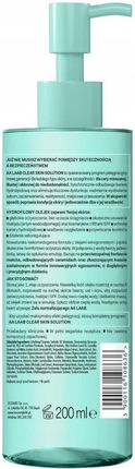 Aa Laab Clear Skin Solution Hydrofilowy Olejek Do Demakijażu Normalizująco-Łagodzący 200Ml - zdjęcie 3
