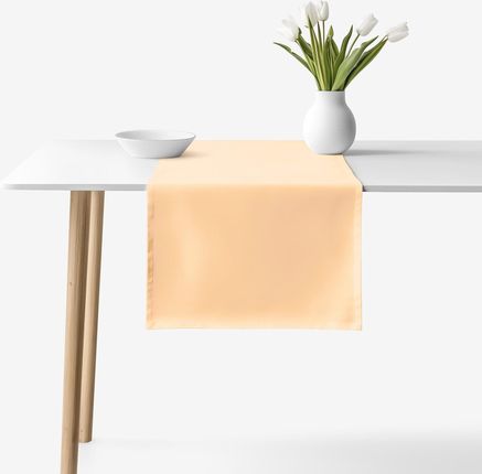 Goldea Bieżnik Na Stół Z Płótna Bawełnianego Morelowy 20x160cm - zdjęcie 2