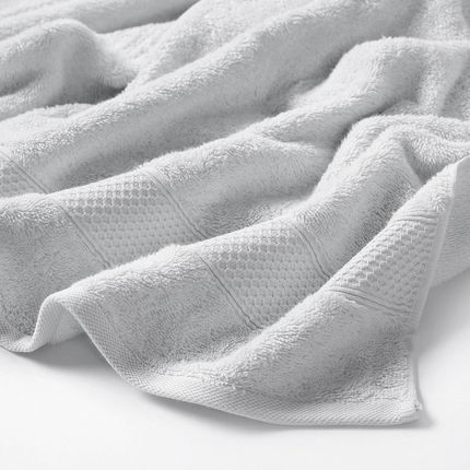 Goldea Ręcznik Bambusowy Soft Lux Jasnoszary 30x50cm - zdjęcie 2