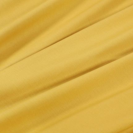 Goldea Prześcieradło Bawełniane Bez Gumki Miodowe Żółte 140x240cm - zdjęcie 2