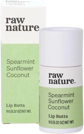Raw Nature Natural Lip Balm, Naturalny balsam do ust - Mięta, 9 g - zdjęcie 3