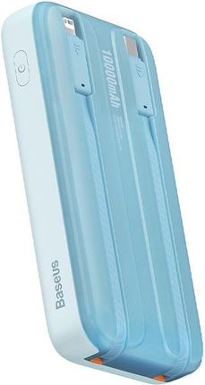 Baseus Comet Series Z Wbudowanymi Kablami Usb-C Lightning 10000Mah 22.5W Pd Qc - zdjęcie 5