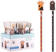 Zdjęcie Mp Main Paper Ołówek Z Gumką Hb Lapki Zwierzaków 24Szt - Czempiń