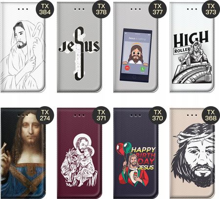 Hello Case Etui Z Klapką Do Xiaomi 15 Jezus Krzyż Różaniec Bóg Futerał Case - zdjęcie 5