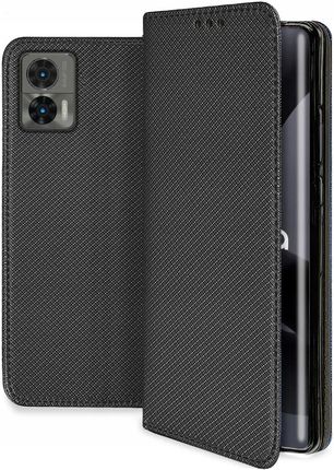Zestaw Czarne Etui Z Klapką Folia Ochronna 3Mk Do Motorola Edge 30 Neo - zdjęcie 2