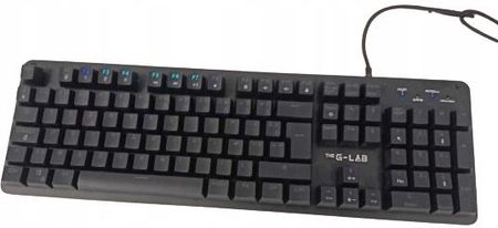 Klawiatura The G-Lab Keyz Carbon E Czarny (GLABKEYZCARBONE) - zdjęcie 4