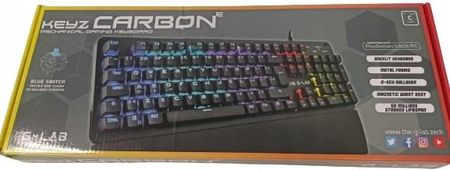 Klawiatura The G-Lab Keyz Carbon E Czarny (GLABKEYZCARBONE) - zdjęcie 3