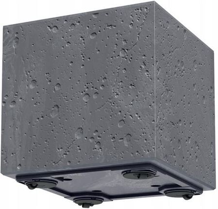 Prosperplast Doniczka Sierra Square Beton Effect Dsi300E Antracytowy - zdjęcie 2