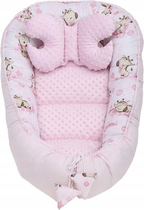 Babymam Kokon Niemowlęcy Gniazdo Kojec Minky Zestaw Xxl 7 El. - zdjęcie 6