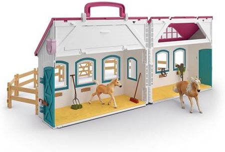 Schleich 42703 Otwarta Stajnia Mała Horse Club Zestaw Do Zabawy 60El. - zdjęcie 2