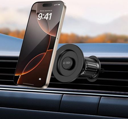 Tech-Protect Tech Protect N58 Magnetic Magsafe Vent Car Mount Black - zdjęcie 3