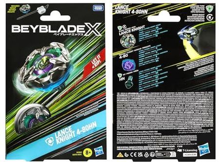 Beyblade X zestaw startowy Lance Knight 4-80HN z topem i wyrzutnią - zdjęcie 4
