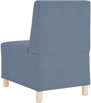 vidaXL Sofa Fotel Niebieski 55cm Tkanina Corduroy 4108499 - zdjęcie 2