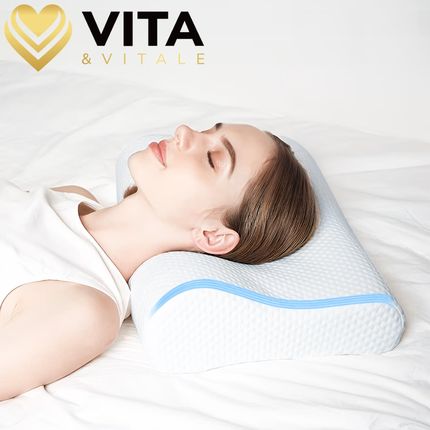 Poduszka Ortopedyczna Do Spania Pod Głowę Profilowana Memory Foam - zdjęcie 3