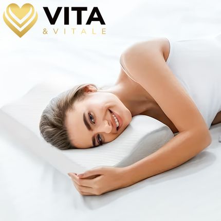 Poduszka Ortopedyczna Do Spania Pod Głowę Profilowana Memory Foam - zdjęcie 4