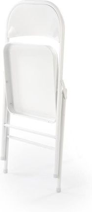 Halmar Krzesło Składane K565 Białe - zdjęcie 3
