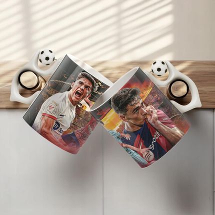 Kubek Piłkarski Gavi Dla Fanów Barcelona Barca Dla Kibica (KUB330BALLWH) - zdjęcie 5