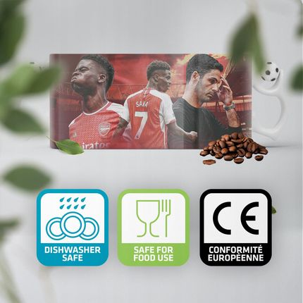 Kubek Piłkarski Gabriel Jesus Dla Fanów Arsenal Dla Kibica (KUB330BALLWH) - zdjęcie 2
