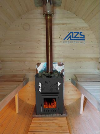 Sauna Ogrodowa Beczka Z Piecem Na Drewno 240cm - zdjęcie 3