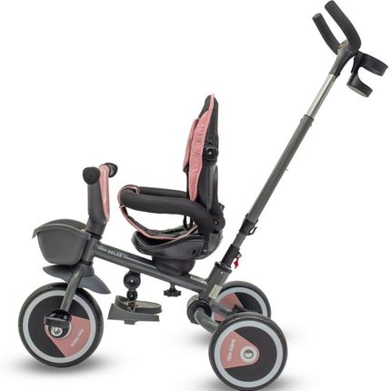 Baby Mix Relax 365 Dziecięcy Rowerek Trójkołowy Z Obrotowym Siedzeniem Pink - zdjęcie 4