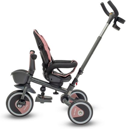 Baby Mix Relax 365 Dziecięcy Rowerek Trójkołowy Z Obrotowym Siedzeniem Pink - zdjęcie 5