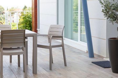 Toomax Recanati Krzesło Plastikowe Szare R103958 - zdjęcie 4