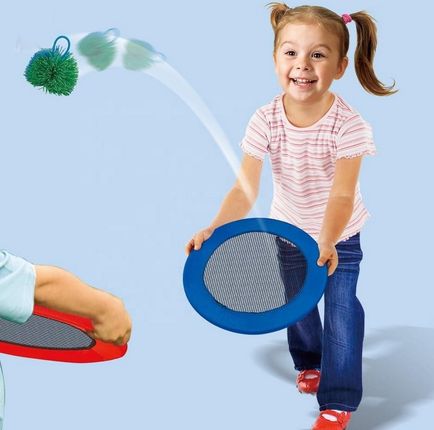 Gra paletki zręcznościowa catch ball gra rzucaj łap paletki + piłka badminton nowoczesny dysk do gry rakiety - zdjęcie 2