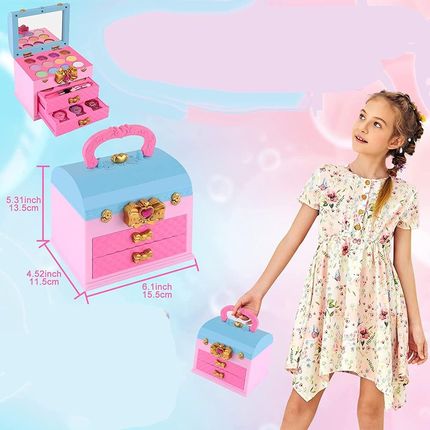 Kuferek kosmetyków paznokci makijaż MakeUp Zestaw kosmetyków w kuferku - zdjęcie 5