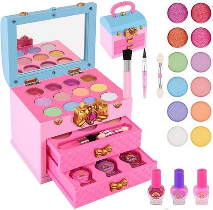 Kuferek kosmetyków paznokci makijaż MakeUp Zestaw kosmetyków w kuferku - zdjęcie 4