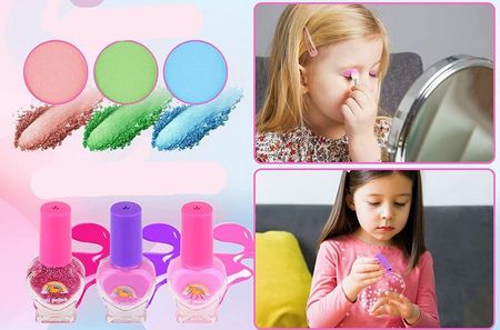 Kuferek kosmetyków paznokci makijaż MakeUp Zestaw kosmetyków w kuferku - zdjęcie 3