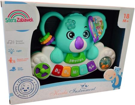 Pianinko muzyczne z uchwytem organki interaktywne instrumenty muzyczne interaktywna koala - zdjęcie 3