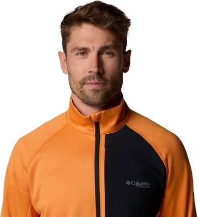 Bluza polarowa męska Columbia TRIPLE CANYON II pomarańczowa 2094963816 - zdjęcie 3