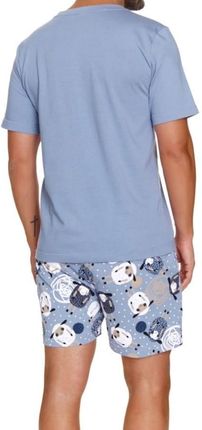 Piżama męska krótki rękaw Dn-nightwear PMB.7207 Sheep (L) - zdjęcie 2