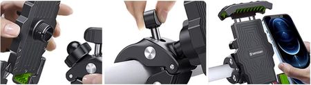 Uchwyt Rowerowy na Telefon GPS do Roweru Hulajnogi Wózka Motocyklowy Mocny TRIZAND 25366 - zdjęcie 5