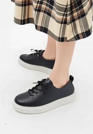 Damskie Slip-On VARENO BLACK 40 - zdjęcie 2