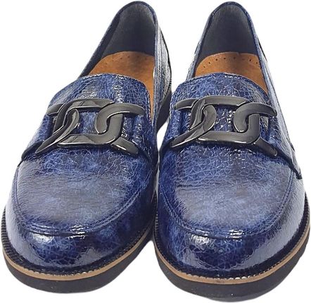 Mokasyny damskie HIGO 2224 BLUE-18 (36, Niebieski) - zdjęcie 2