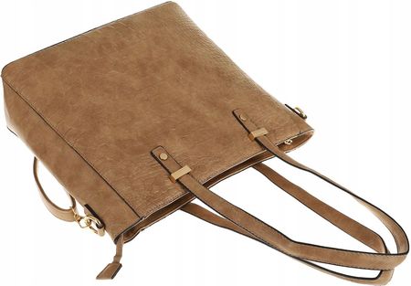 Torebka Damska Teczka Listonoszka Shopper na Ramię Miejska A322 D.Khaki - zdjęcie 4