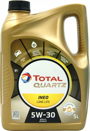 Totalenergies Total Quartz Ineo Long Life 5W30 5L - zdjęcie 2