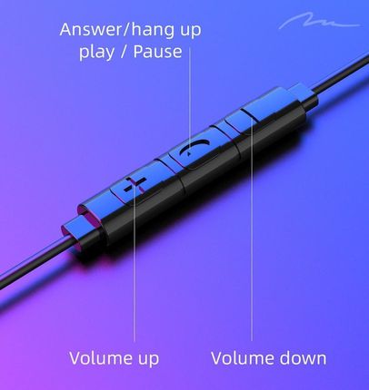 Mediatech Media Tech Earphones All Czarne Mt3609K - zdjęcie 3
