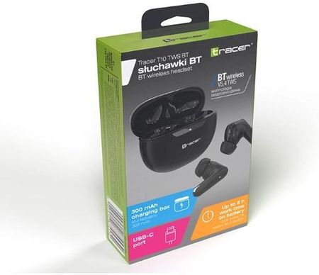 Tracer T10 Tws Bt Czarny - zdjęcie 4