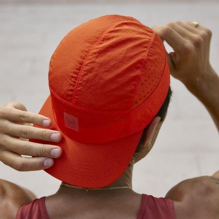 Buff Czapka Z Daszkiem Speed Cap Solid Poppy - zdjęcie 2