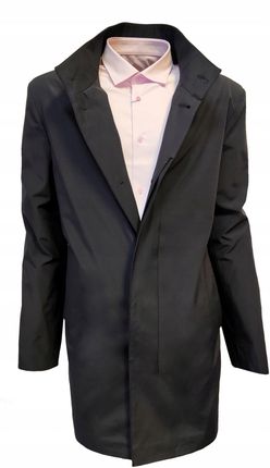 KURTKA MĘSKA ZANARDI GRANAT WIOSENNA NA GUZIKI 4XL - zdjęcie 3