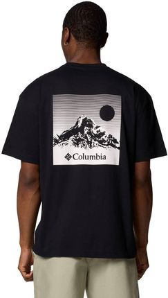 Koszulka męska Columbia BLACK BUTTE czarna 2071701014 - zdjęcie 3