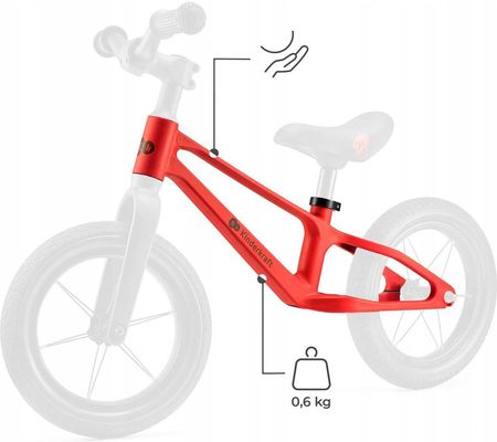 Kinderkraft Balance Rower Eter Red - zdjęcie 5