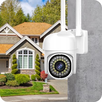 Eurolook Bezprzewodowa Obrotowa Kamera Wifi 5Mpx Quadhq Do Monitoringu Zewnętrzna Sd - zdjęcie 2