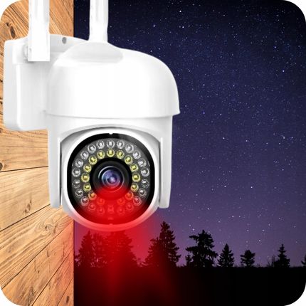 Eurolook Bezprzewodowa Obrotowa Kamera Wifi 5Mpx Quadhq Do Monitoringu Zewnętrzna Sd - zdjęcie 3