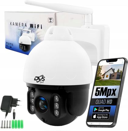 Dvs Obrotowa Kamera Ip Wifi 5Mpx Ptz Z Podążaniem Za Obiektiem, Ir Led, Ip66 - zdjęcie 3